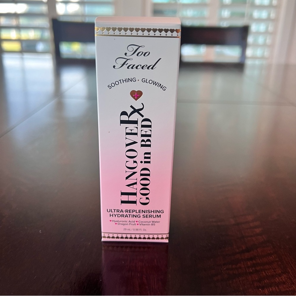 Two Faced - Hangover RX - Ultra Replenishing Hydrating Serum, New in Box